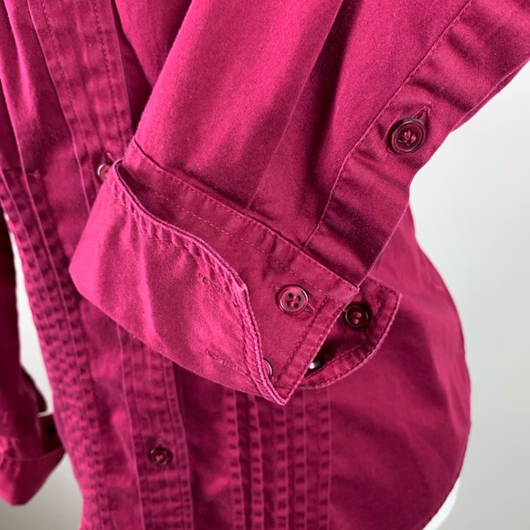 SOLD The Limited Button Down Dress Shirt Red - Picture 6 of 11